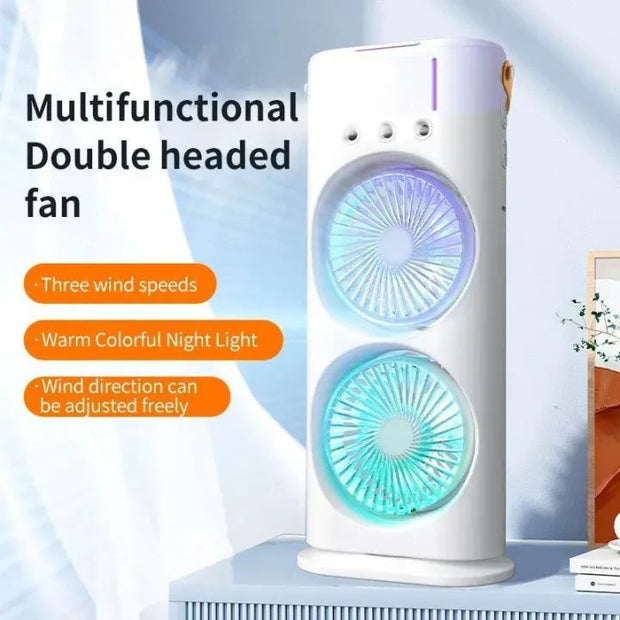 Dual Double Spray Mist Fan